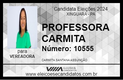 Candidato PROFESSORA CARMITA 2024 - XINGUARA - Eleições