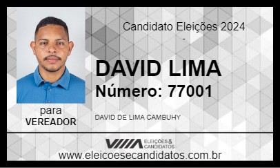 Candidato DAVID LIMA 2024 - PORTO DE MOZ - Eleições