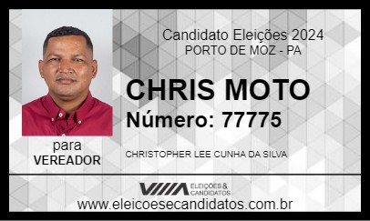 Candidato CHRIS MOTO 2024 - PORTO DE MOZ - Eleições