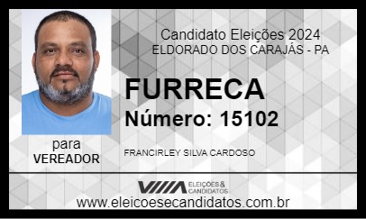 Candidato FURRECA 2024 - ELDORADO DOS CARAJÁS - Eleições