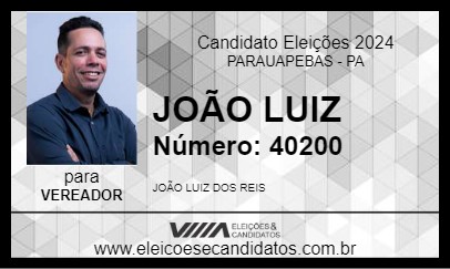 Candidato JOÃO LUIZ 2024 - PARAUAPEBAS - Eleições