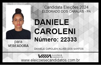 Candidato DANIELE CAROLENI 2024 - ELDORADO DOS CARAJÁS - Eleições