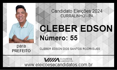 Candidato CLEBER EDSON 2024 - CURRALINHO - Eleições