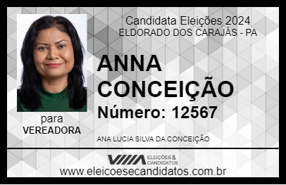 Candidato ANNA CONCEIÇÃO 2024 - ELDORADO DOS CARAJÁS - Eleições