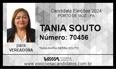 Candidato TANIA SOUTO 2024 - PORTO DE MOZ - Eleições