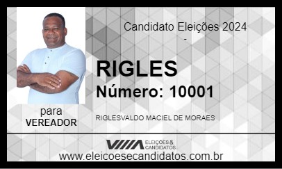 Candidato RIGLES 2024 - SANTA ISABEL DO PARÁ - Eleições