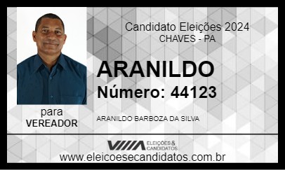 Candidato ARANILDO 2024 - CHAVES - Eleições