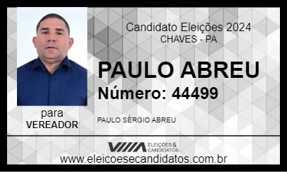 Candidato PAULO ABREU 2024 - CHAVES - Eleições