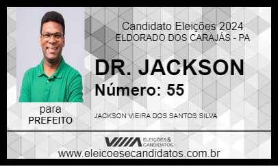 Candidato DR. JACKSON 2024 - ELDORADO DOS CARAJÁS - Eleições