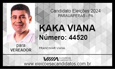 Candidato KAKA VIANA 2024 - PARAUAPEBAS - Eleições