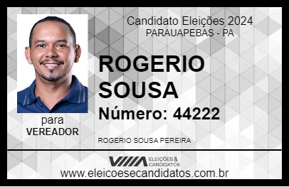 Candidato ROGERIO SOUSA 2024 - PARAUAPEBAS - Eleições