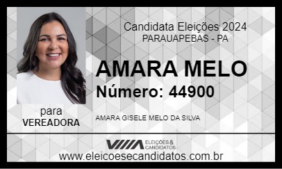 Candidato AMARA MELO 2024 - PARAUAPEBAS - Eleições