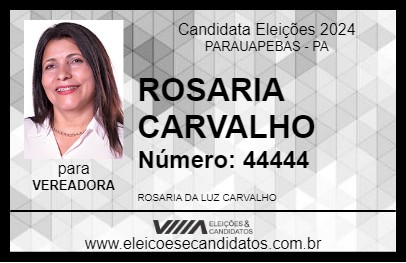 Candidato ROSARIA CARVALHO 2024 - PARAUAPEBAS - Eleições