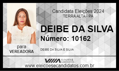 Candidato DEIBE DA SILVA 2024 - TERRA ALTA - Eleições