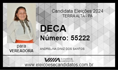 Candidato DECA 2024 - TERRA ALTA - Eleições