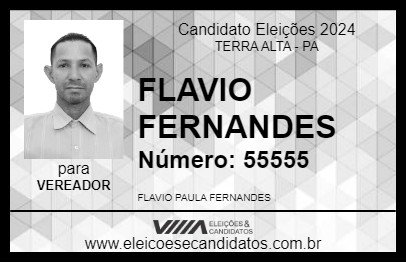 Candidato FLAVIO FERNANDES 2024 - TERRA ALTA - Eleições