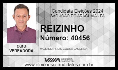 Candidato REIZINHO 2024 - SÃO JOÃO DO ARAGUAIA - Eleições