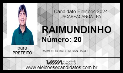 Candidato RAIMUNDINHO 2024 - JACAREACANGA - Eleições