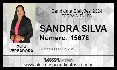 Candidato SANDRA SILVA 2024 - TERRA ALTA - Eleições