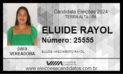 Candidato ELIUDE RAYOL 2024 - TERRA ALTA - Eleições