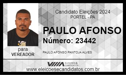 Candidato PAULO AFONSO 2024 - PORTEL - Eleições