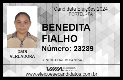 Candidato BENEDITA FIALHO 2024 - PORTEL - Eleições