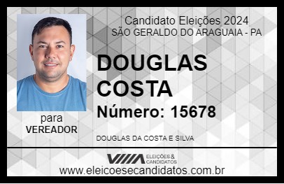 Candidato DOUGLAS COSTA 2024 - SÃO GERALDO DO ARAGUAIA - Eleições