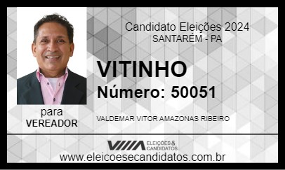 Candidato VITINHO 2024 - SANTARÉM - Eleições