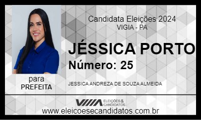 Candidato JÉSSICA PORTO 2024 - VIGIA - Eleições