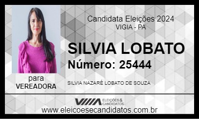 Candidato SILVIA LOBATO 2024 - VIGIA - Eleições