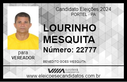 Candidato LOURINHO MESQUITA 2024 - PORTEL - Eleições