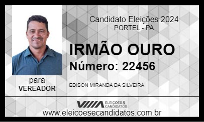 Candidato IRMÃO OURO 2024 - PORTEL - Eleições