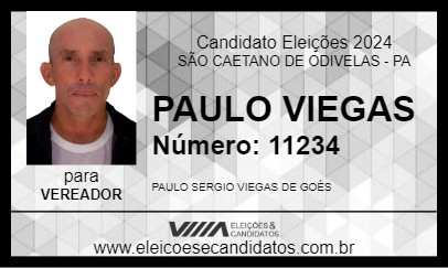 Candidato PAULO VIEGAS 2024 - SÃO CAETANO DE ODIVELAS - Eleições