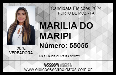 Candidato MARILIA DO MARIPI 2024 - PORTO DE MOZ - Eleições