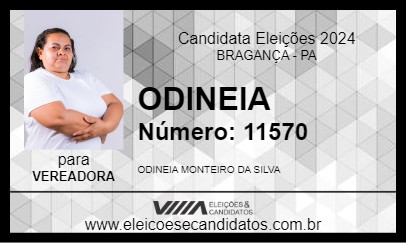 Candidato ODINEIA 2024 - BRAGANÇA - Eleições