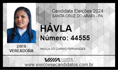 Candidato HÁVILA 2024 - SANTA CRUZ DO ARARI - Eleições