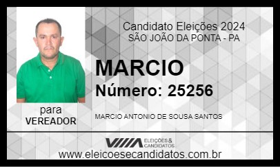 Candidato MARCIO 2024 - SÃO JOÃO DA PONTA - Eleições