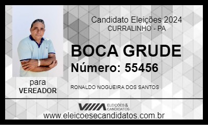 Candidato BOCA GRUDE 2024 - CURRALINHO - Eleições