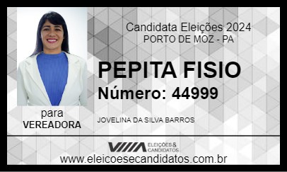 Candidato PEPITA FISIO 2024 - PORTO DE MOZ - Eleições