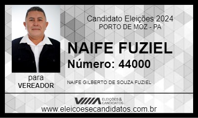 Candidato NAIFE FUZIEL 2024 - PORTO DE MOZ - Eleições