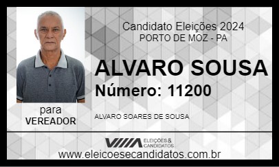 Candidato ALVARO SOUSA 2024 - PORTO DE MOZ - Eleições