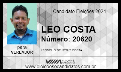 Candidato LEO COSTA 2024 - PONTA DE PEDRAS - Eleições