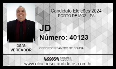 Candidato JD 2024 - PORTO DE MOZ - Eleições