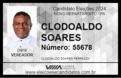 Candidato CLODOALDO SOARES 2024 - NOVO REPARTIMENTO - Eleições