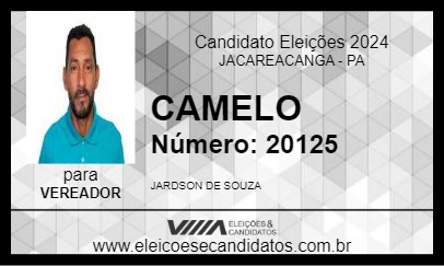 Candidato CAMELO 2024 - JACAREACANGA - Eleições