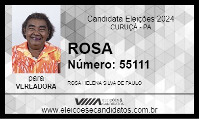 Candidato ROSA 2024 - CURUÇÁ - Eleições