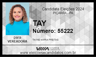 Candidato TAY 2024 - PIÇARRA - Eleições