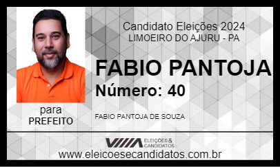 Candidato FABIO PANTOJA 2024 - LIMOEIRO DO AJURU - Eleições