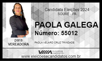 Candidato PAOLA GALEGA 2024 - SOURE - Eleições