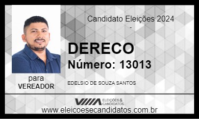 Candidato DERECO 2024 - MOJU - Eleições